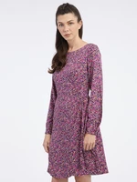 Pink and purple women's patterned dress ORSAY