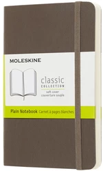 Moleskine - Zápisník měkký čistý hnědý S