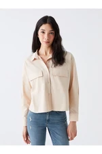 LC Waikiki Women's Plain Long Sleeve Oversized Shirt