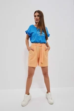 WOMAN SHORTS L-SH-4001 PEACH