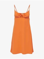 Orange Ladies Dress ONLY Mette - Ladies