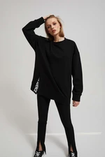 Oversize sweatshirt with inscription