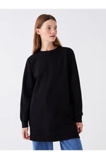 LC Waikiki Women's Crew Neck Straight Long Sleeve Sweatshirt Tunic