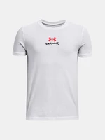 Under Armour T-Shirt UA SCRIBBLE BRANDED SS-WHT - Boys