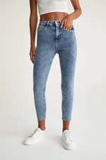 DEFACTO Slim Fit Cut Tip Jean Trousers