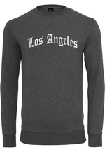 Los Angeles Text Crewneck Charcoal