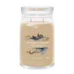 Yankee Candle Aromatická svíčka Signature sklo velké Amber & Sandalwood 567 g