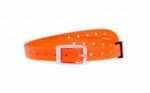 Kunststoffhalsband orange, 15 mm x 70 cm