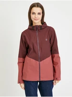 Wrangler Women's Burgundy Winter Hooded Jacket - Women