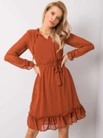 Dress-264-SK-1369.14P-light brown