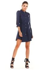 Infinite You Woman's Dress M200 Navy Blue