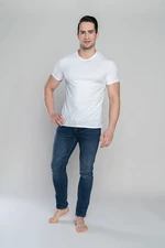 Ikar V-neck Short Sleeve T-Shirt - White