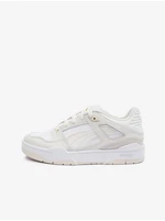 Cream-White Women's Leather Sneakers Puma Slipstream Selflove - Women