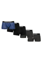 Men's Boxer Shorts 5-pack anchor aop+blk+blk+cha+cha