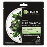 GARNIER Skin Naturals Textilná maska Pure Charcoal 32 g