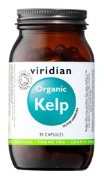 VIRIDIAN Organic Kelp 600mg 90 kapslí