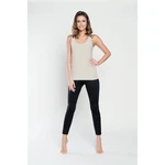 Ibiza T-shirt with wide straps - powder pink