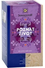 SONNENTOR Bio bylinná zmes s korením Poznať život 18 x 1.5 g