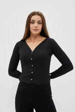 Blouse with buttons