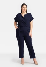 Completo da donna Karko Karko_Jumpsuit_Q229_Navy_Blue