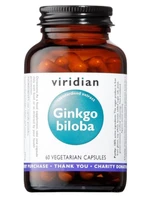 VIRIDIAN Ginkgo Biloba 60 kapsúl