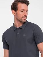 Ombre Men's pique knit polo shirt