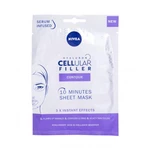 Nivea Hyaluron Cellular Filler 10 Minutes Sheet Mask 1 ks pleťová maska na veľmi suchú pleť; na dehydratovanu pleť; proti vráskam