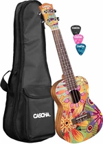 Cascha HH 2607 Art Series Ukulele da Concerto Flowers