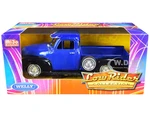 1953 Chevrolet 3100 Pickup Truck Blue and Black "Low Rider Collection" 1/24 Diecast Model Car by Welly