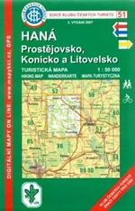 KČT 51 Haná, Prostějovsko 1:50 000