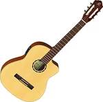 Ortega RCE125SN 4/4 Natural Chitarra Classica per Concerto con Preamplificatore