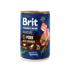 Brit Konzerva Premium By Nature Pork With Trachea 400g