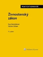 Živnostenský zákon - Eva Horzinková, Václav Urban