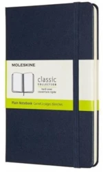 Moleskine: Zápisník tvrdý čistý modrý M