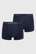 Boxerky Levi's (2-pak) tmavomodrá farba