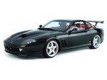 1997 Ferrari 550 "Koenig Special" Black with Red Interior 1/18 Model Car by GT Spirit