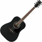 Ibanez AW84-WK Weathered Black Guitare acoustique