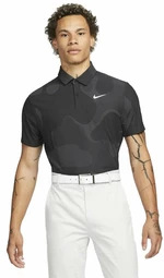 Nike Dri-Fit ADV Tour Mens Polo Shirt Camo Black/Anthracite/White 2XL Polo košile