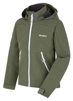 Children's softshell jacket HUSKY Salex K khaki