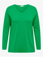 Green Womens Light Sweater ONLY CARMAKOMA Ibi - Női