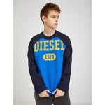 Black and Blue Mens Sweatshirt Diesel - Men