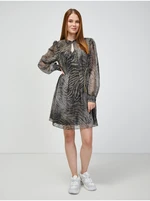 Grey patterned dress Guess Morgane - Women