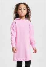 Girls' Oversized Terry Hoody Dress Girls' Pink