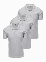 Ombre Cotton polo shirt set 3-pack