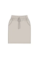 WOMEN'S SKIRT L-SC-4015 L.Beige