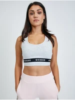 Light Grey Brindle Sports Bra Guess Aline - Women