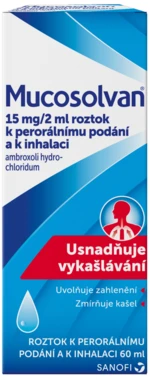 MUCOSOLVAN 15mg/2ml roztok 60 ml