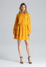 Figl Woman's Dress M601 Mustard