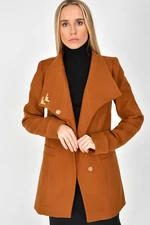 Z6634 DEWBERRY LADIES' COAT-CAMEL