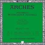 Arches Watercolour Cold Pressed Block Natural White 20 x 20 cm 300 g Album per schizzi